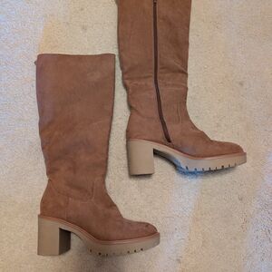 Brown Suede Women's Boots